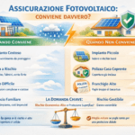 assicurazione fotovoltaico conviene davvero o no scenari reali